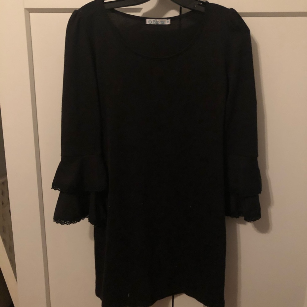 Black short dress